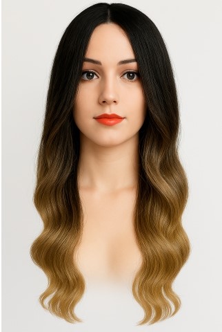 Visokokvalitetna ženska perika - ombré 70 cm